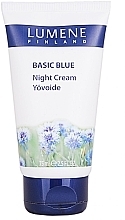 Fragrances, Perfumes, Cosmetics Nourishing Night Cream - Lumene Basic Blue Night Cream