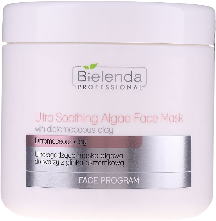 Ultra-Soothing Algae Face Mask with Diatomaceous Clay - Bielenda Professional Ultra Soothing Algae Face Mask — photo N1