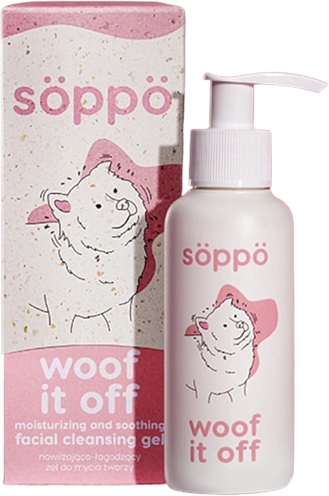 Moisturizing & Soothing Cleansing Gel - Soppo Woof It Off Moisturizing And Soothing Facial Cleansing Gel — photo N1