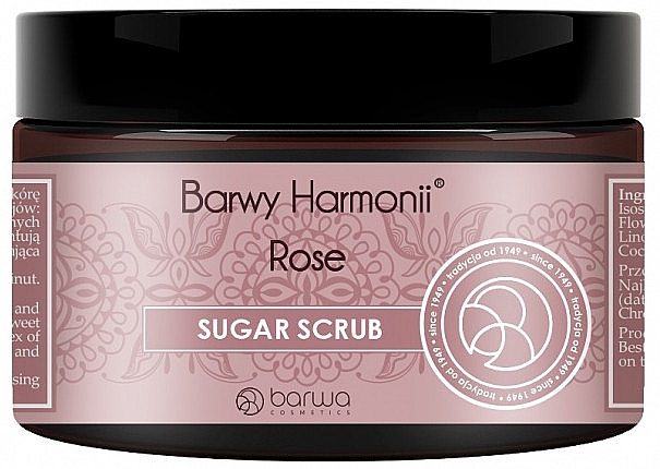 Body Sugar Peeling "Rose" - Barwa Harmony Sugar Rose Peeling  — photo N2