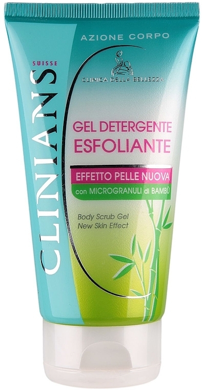 Body Scrub Gel with Bamboo Microgranules - Clinians Body Gel Corpo — photo N1