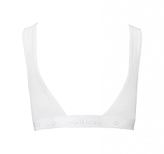 Cotton Sport Top with Deep Neckline PS015, white - Passion — photo N4