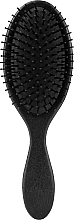 Fragrances, Perfumes, Cosmetics Biodegradable Bamboo Hair Brush, 500341, fully black - Killys Black