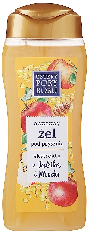 Shower Gel with Apple & Honey Extracts - Cztery Pory Roku — photo N1