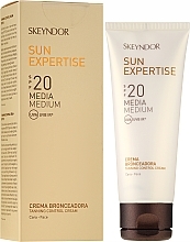 Fragrances, Perfumes, Cosmetics Protective Tanning Control Cream SPF20 - Skeyndor Sun Expertise Tanning Control Cream SPF20