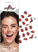 Fragrances, Perfumes, Cosmetics Temporary Tattoo "Ladybugs" - Arley Sign