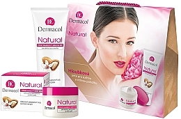 Fragrances, Perfumes, Cosmetics Set - Dermacol Natural Set (fase/cr 50ml + h/cr 100ml)