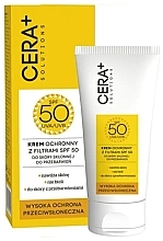 Fragrances, Perfumes, Cosmetics Protecting cream with SPF50 for Skin with Pigment Spots - CERA+ Solutions Protective Cream With SPF50