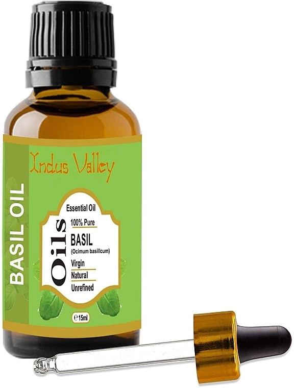 Natural Basil Essential Oil - Indus Valley — photo N1