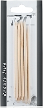 Wooden Manicure Sticks - Beauty Line — photo N1