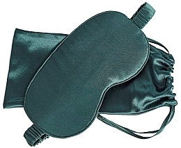 Fragrances, Perfumes, Cosmetics Natural Silk Sleep Mask with Pouch, emerald - de Lure Sleep Mask