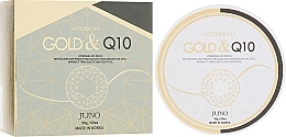 Fragrances, Perfumes, Cosmetics Hydrogel Eye Patches "Gold & Q10" - Juno Medibeau Hydrogel Eye Patches Gold&Q10