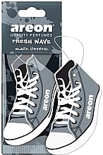 Car Air Freshener, dry, sachet - Areon Fresh Wave Black Crystal — photo N2