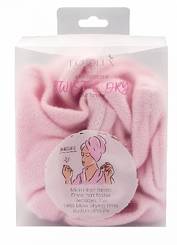 Turban Towel, pink - Echolux — photo N1