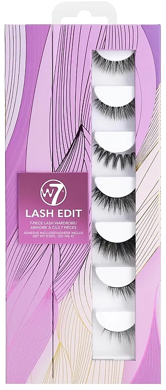 False Lash Set - W7 Lash Edit 7-Piece Lash Set — photo N2