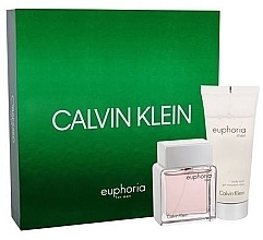 Fragrances, Perfumes, Cosmetics Calvin Klein Euphoria Men - Set (edt/50ml + sh/gel/100ml)