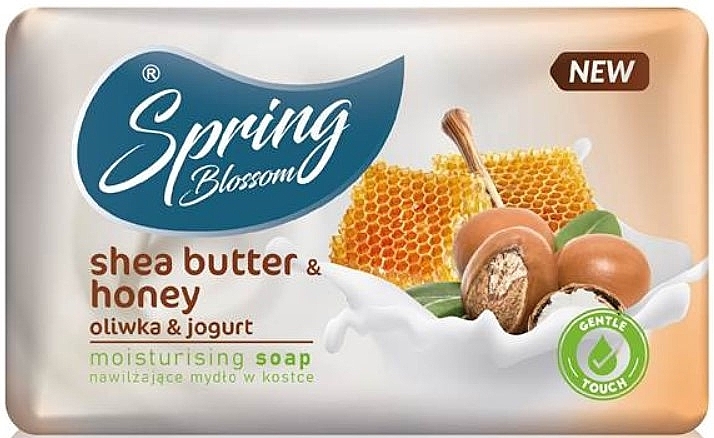 Moisturizing Soap 'Shea Butter & Honey' - Spring Blossom Shea Butter & Honey Moisturizing Soap — photo N1
