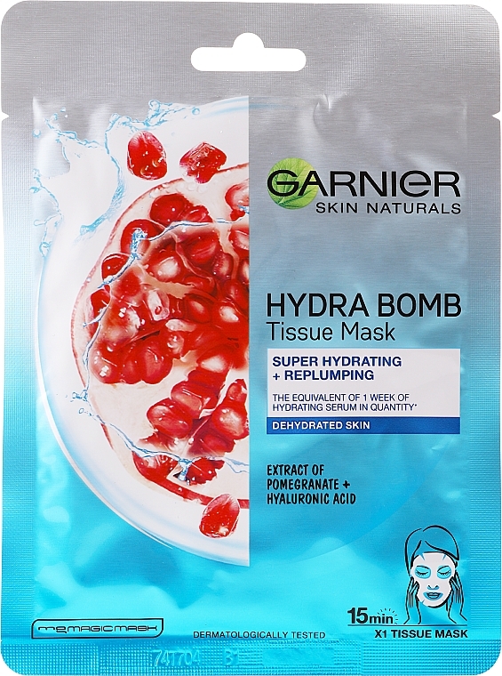 Sheet Mask "Super Hydration" - Garnier Skin Naturals Hydra Bomb Tissue Mask — photo N1