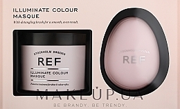 Fragrances, Perfumes, Cosmetics Set - REF Illuminate Colour Masque Set (h/mask/250ml + h/brush/1pcs)