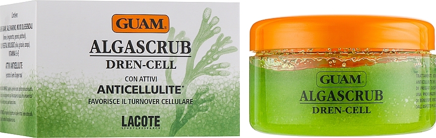 Draining Effect Body Scrub - Guam Algascrub Dren Cell — photo N1