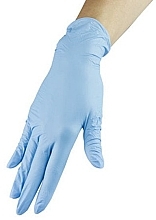 Nitrile Gloves, blue, size M - NeoNail — photo N2