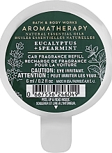 Fragrances, Perfumes, Cosmetics Car Air Freshener - Bath & Body Works Eucalyptus Spearmint Car Fragrance Refill