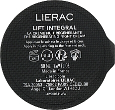 Revitalizing Night Face Cream - Lierac Lift Integral The Regenerating Night Cream Refill (refill) — photo N4