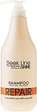 Hair Shampoo - Stapiz Sleek Line Repair Shampoo — photo N4