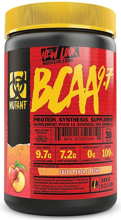 BCAA Amino Acid Complex 'Fuzzy Peach' - Mutant BCAA 9.7 Fuzzy Peach — photo N1