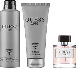 Guess 1981 For Men - Set (edt/100 ml + sh/gel/200 ml + deo/226 ml) — photo N2