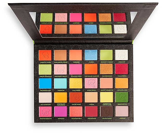 Eyeshadow Palette - Makeup Revolution The Simpsons Treehouse of Horror Eyeshadow Palette Spooktacular — photo N2