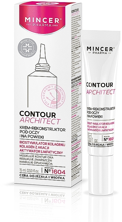 Eye Reconstructor Cream - Mincer Pharma Contour Architect Eye Cream N1603 — photo N6