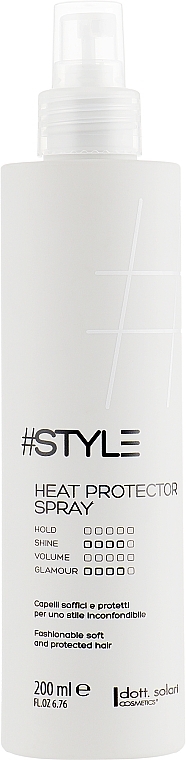 Thermoprotecting Hair Spray - Dott. Solari Style Heat Protector Spray — photo N1