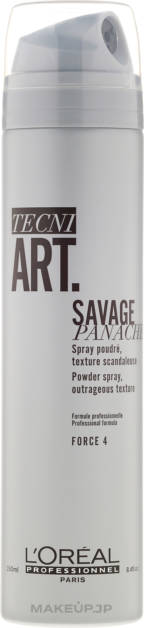 Texturizing and Volumizing Hair Powder-Spray - L'Oreal Professionnel Tecni.art Savage Panache — photo 250 ml