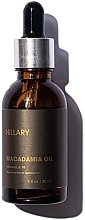 Fragrances, Perfumes, Cosmetics Organic Unrefined Cold-Pressed Macadamia Oil - Hillary Organic Cold-Pressed Macadamia Oil