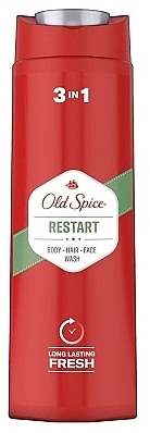 Shower Gel & Shampoo 3 in 1 - Old Spice Restart Shower Gel + Shampoo 3 in 1	 — photo N1