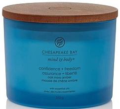 Fragrances, Perfumes, Cosmetics Scented Candle 'Confidence & Freedom', 3 wicks - Chesapeake Bay Candle