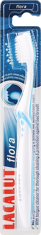 Toothbrush, Blue - Lacalut Flora Toothbrush — photo N1