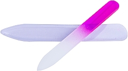 Fragrances, Perfumes, Cosmetics Glass Nail File, 9 cm, MN 41219, crimson - Omkara