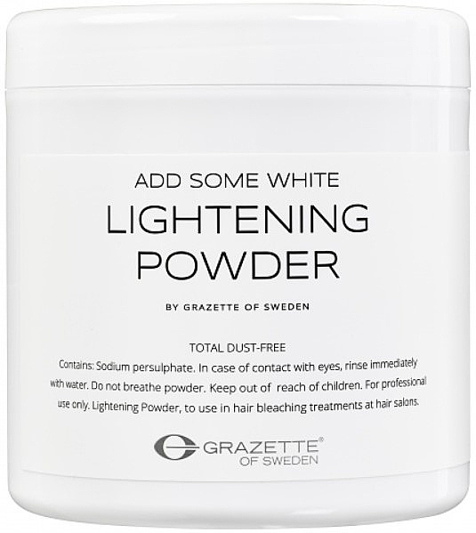 Hair Bleaching Powder - Grazette Add Some Colour White Lightening Powder — photo N1