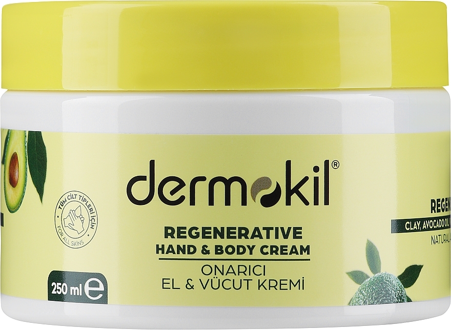Hand & Body Cream with Avocado Extract - Dermokil Hand & Body Cream Avocado Extract — photo N2