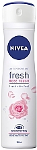 Set - Nivea Care & Roses (deo/spray/150ml + sh/gel/250ml + b/milk/250ml)  — photo N8