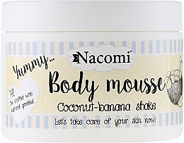 Body Mousse "Coconut-Banana Shake" - Nacomi Body Mousse Coconut-Banana Shake — photo N1