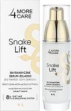 Instant Face, Neck & Decollete Serum - More4Care Snake Lift Instant Serum — photo N2