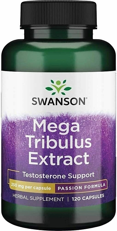 Tribulis Extract Dietary Supplement 250mg, 120 pieces - Swanson Tribulus Extract — photo N3