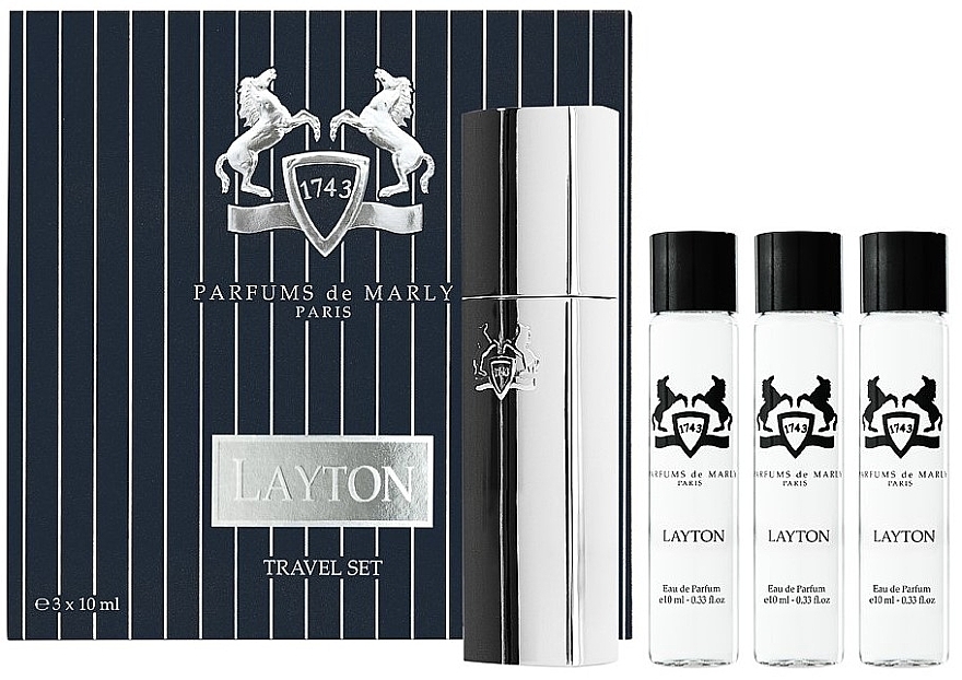 Parfums de Marly Layton - Set (edp/refill/3x10ml + case/1pcs)	 — photo N8