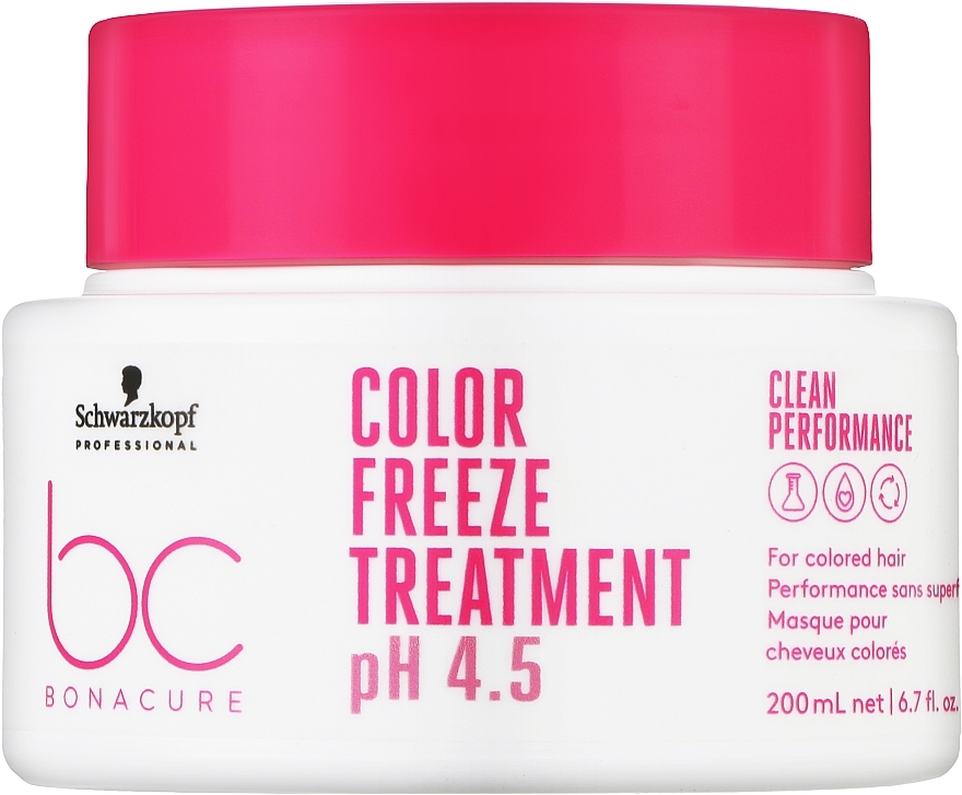 Mask for Colored Hair - Schwarzkopf Professional Bonacure Color Freeze Treatment pH 4.5 — photo N2