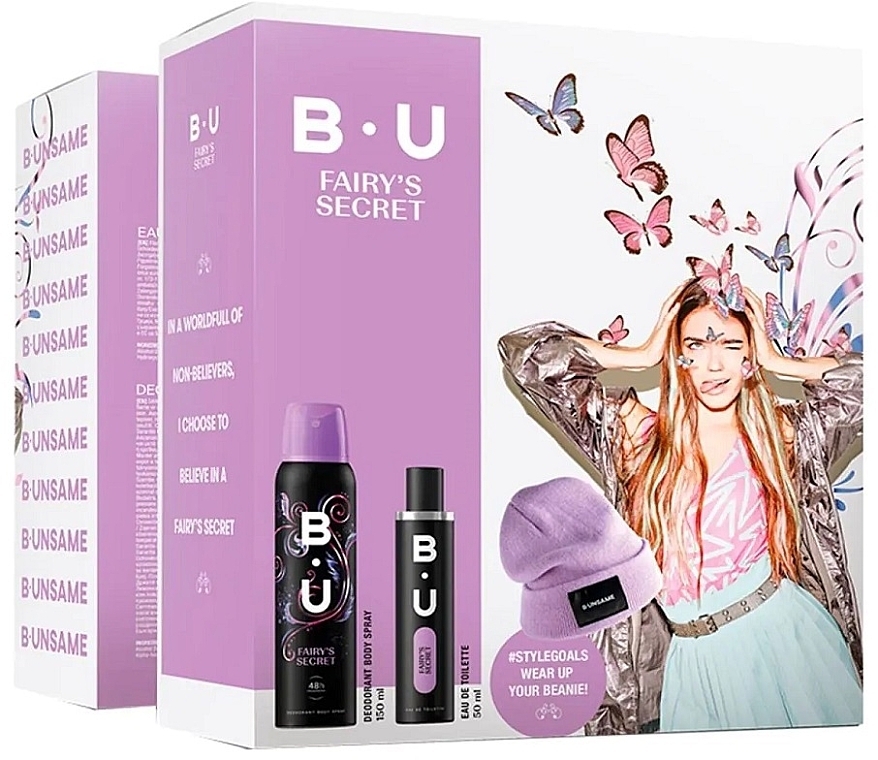 B.U. Fairy Secret - Set (edt/50 ml + deo/150 ml + beanie) — photo N1