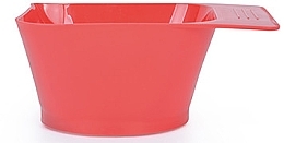 Hair Coloring Bowl with Non-Slip Base, 280 ml, red - Bifull Professional Anti-Slip Tinting Bowl	 — photo N1