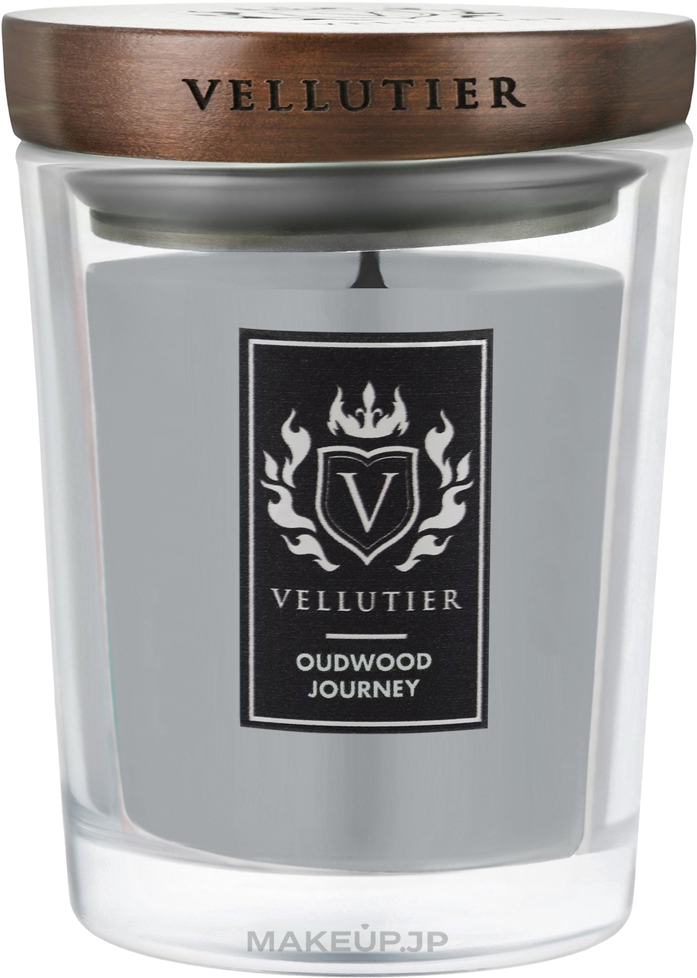 Oudwood Scented Candle - Vellutier Oudwood Journey — photo 225 g